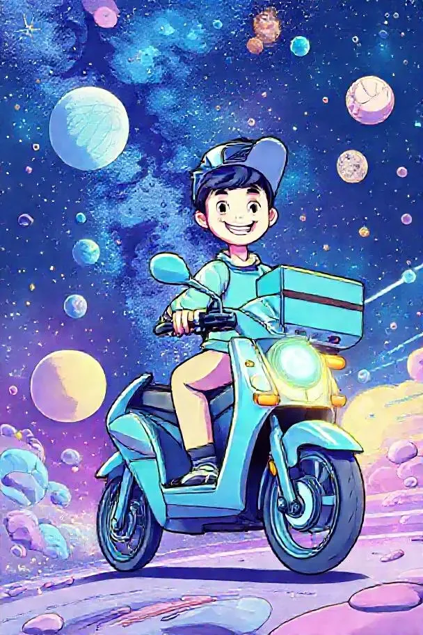 漫画吧《银河快递员》动漫封面